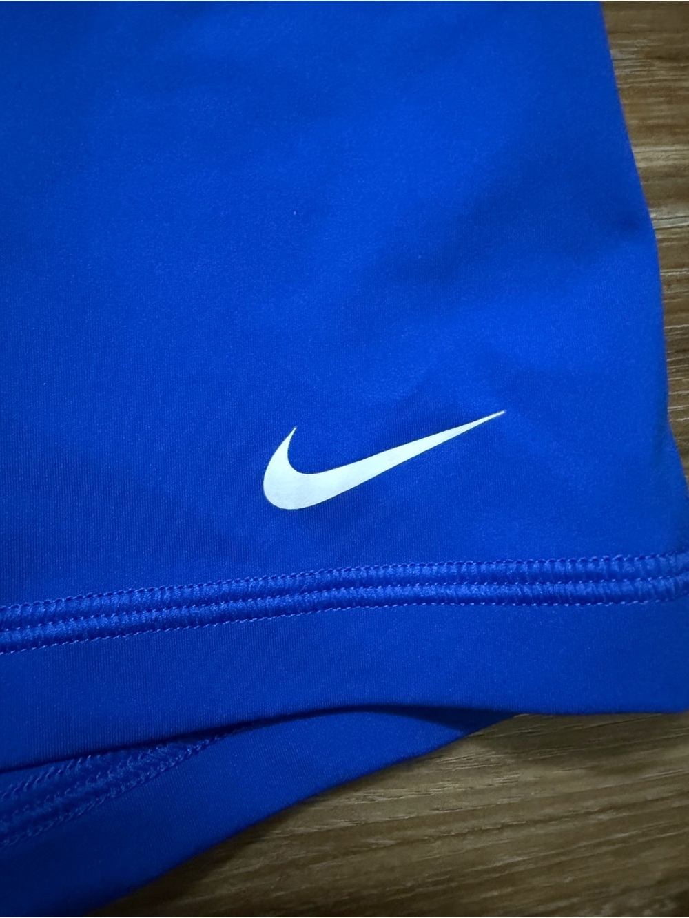 Nike Pro Royal Blue Women's Dri-fit Shorts with Black Waistband size Small - Picture 2 of 7